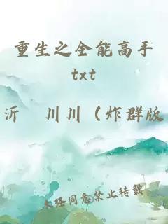 重生之全能高手txt