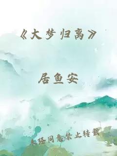 《大梦归离》