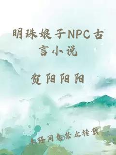 明珠娘子NPC古言小说