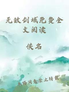 无敌剑域免费全文阅读