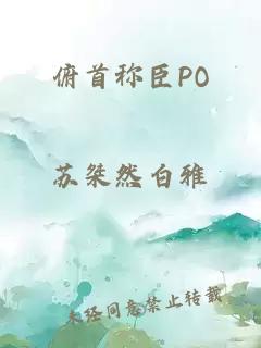 俯首称臣PO