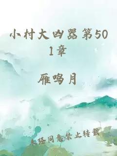 小村大凶器第501章