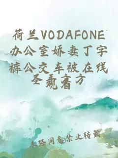 荷兰VODAFONE办公室娇妻丁字裤公交车被在线观看