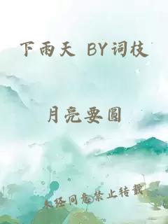 下雨天 BY词枝