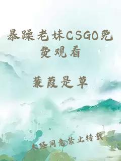 暴躁老妹CSGO免费观看