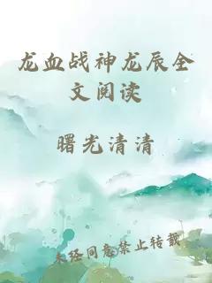 龙血战神龙辰全文阅读