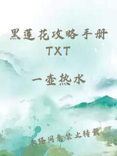 黑莲花攻略手册TXT