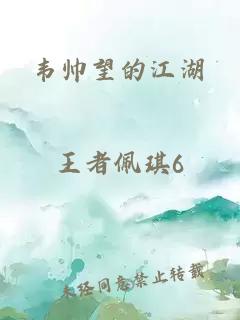 韦帅望的江湖