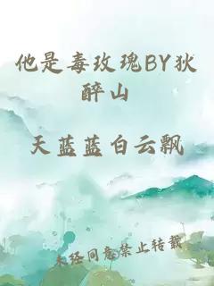 他是毒玫瑰BY狄醉山