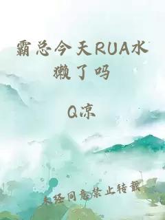 霸总今天RUA水獭了吗