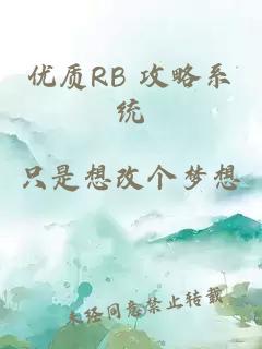 优质RB 攻略系统